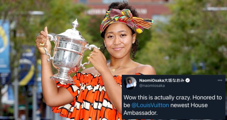 Naomi Osaka is Louis Vuitton’s Newest Ambassador