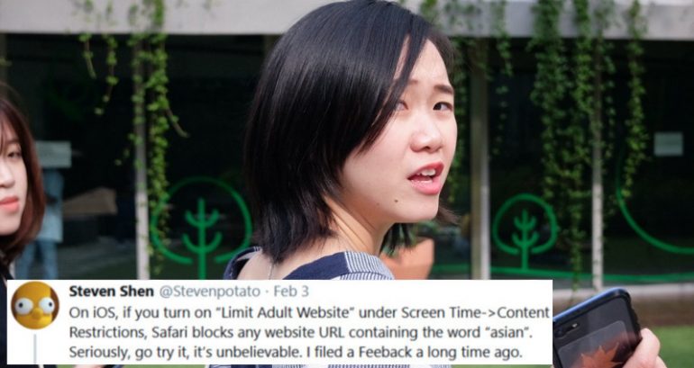 Apple’s Adult Filters Block the Word ‘Asian’ in Browser Search