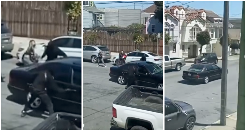 Asian Woman Shot in Struggle for Louis Vuitton Bag Against Robbers in SF