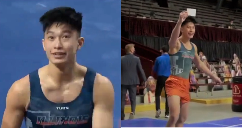Illinois Gymnast Sticks Vault Landing, ‘Flexes’ Vaccination Card