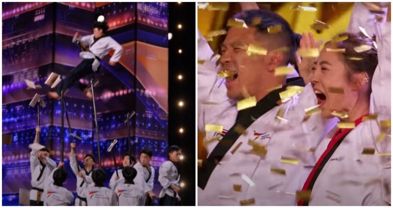 Taekwondo Demonstration Team Couldn’t Perform at Tokyo Olympics, Lands Golden Buzzer at ‘AGT’