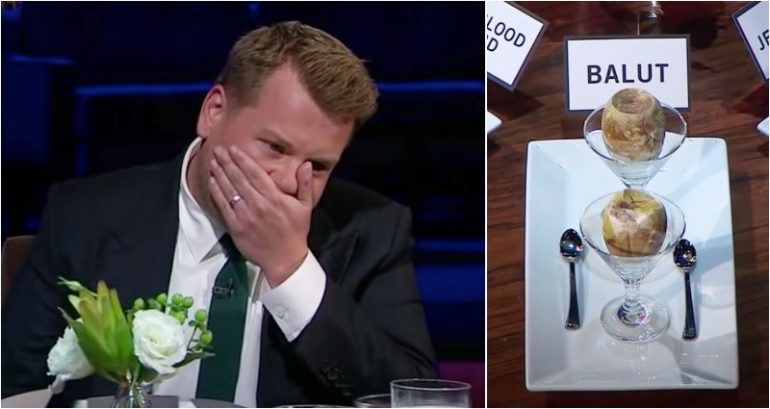 Petition Calls for Removal of James Corden’s ‘Spill Your Guts’ Segment for Mocking Asian Cultures