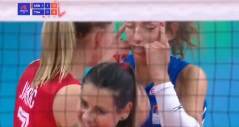 FIVB Suspends Serbian Volleyball Player Who Pulled Slant-Eye Gesture During Match With Thailand