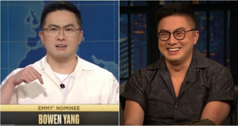 Bowen Yang makes history as first Chinese American man nominated for Emmy for a supporting actor role