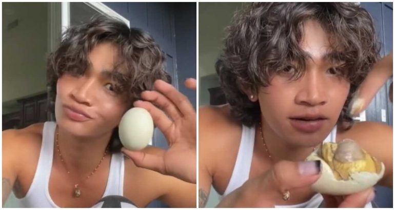 Bretman Rock teaches TikTok how to eat balut aka ‘a duck…dead, of course’