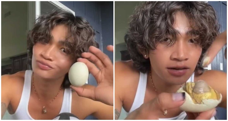 Bretman Rock teaches TikTok how to eat balut aka ‘a duck…dead, of course’