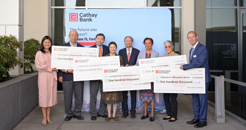 Cathay Bank Foundation donates $1 million to organizations promoting diversity and fighting anti-Asian hate.
