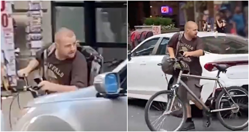 Attack on elderly Asian woman by homeless man