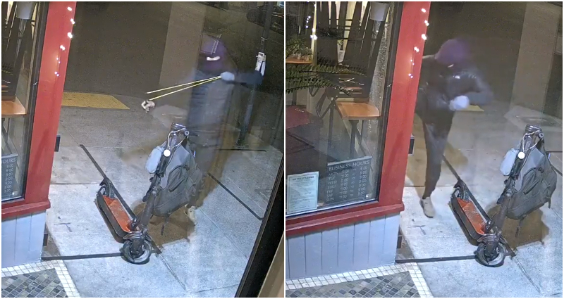 Vandalism by man on Chinese-owned businesses