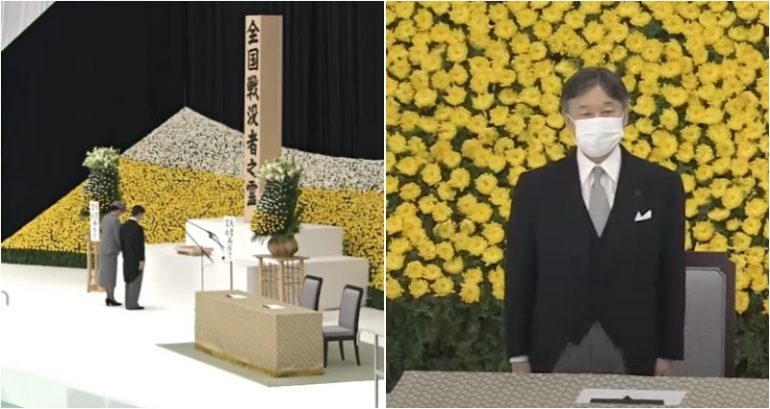 Emperor Naruhito conveys ‘deep remorse’ for Japan’s actions in 76th anniversary of WWII surrender, still no apology