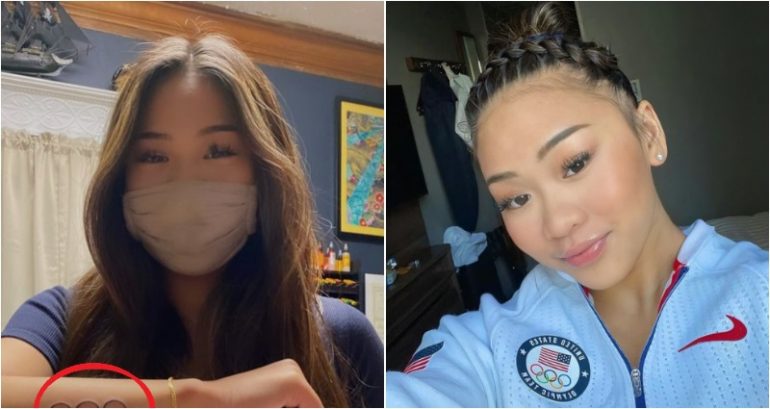 Champion Hmong American Suni Lee shows off new Olympic tattoo
