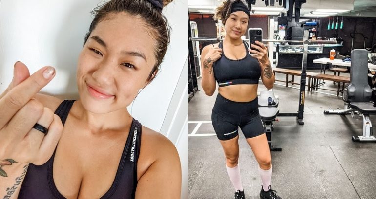 MMA Champion Angela Lee gets into heated argument with Filipino reporter over pregnancy ‘vacation’