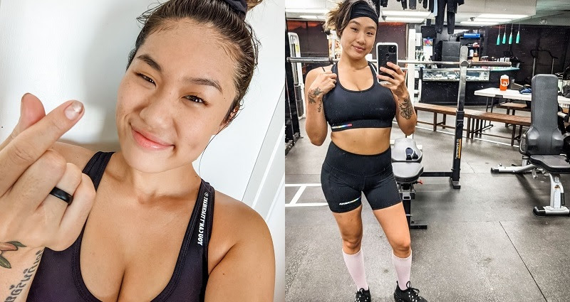 One Championship Angela Lee has a heated debate with a reporter