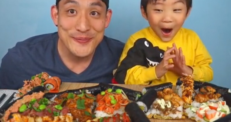 sushi pizza new tiktok trend