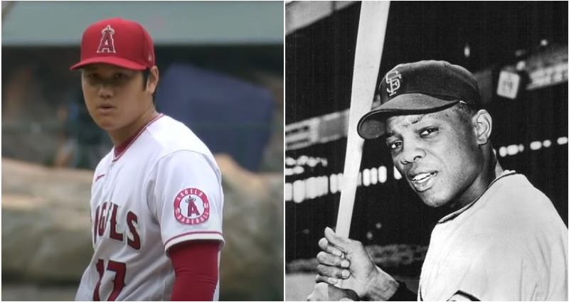 Shohei Ohtani reaches records achieved by Willie Mays