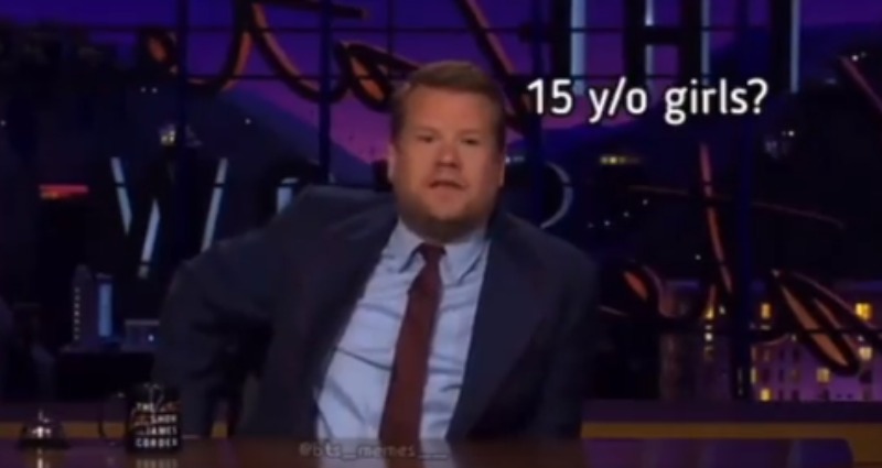 James Corden mocks BTS fans
