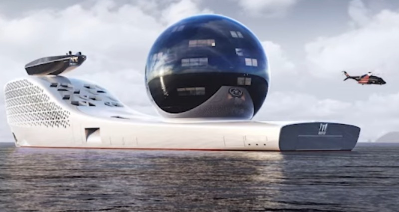 This $700-million nuclear superyacht costs $1 million to travel on and ...