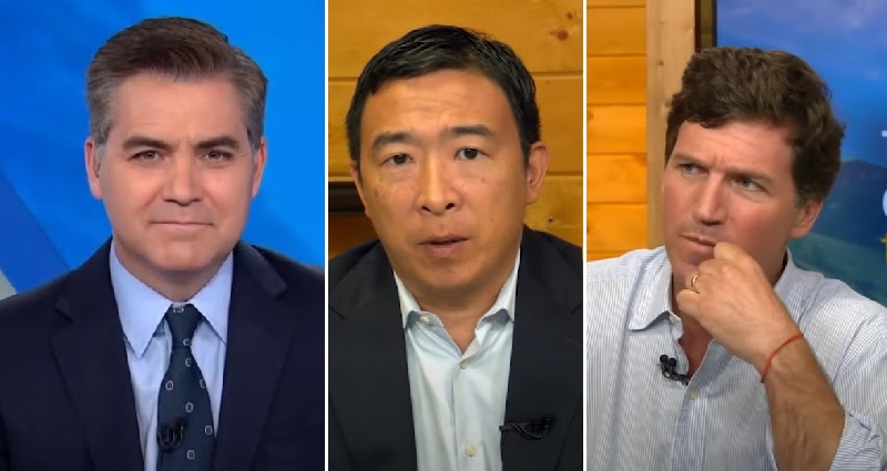 Jim Acosta questions Andrew Yang