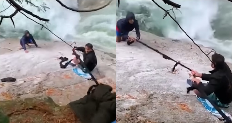 Sikh hikers use turbans to save men Canada