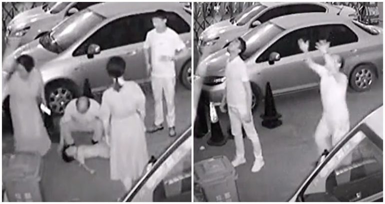 Man is hailed a hero after he catches young boy in freefall from his third-story room in China