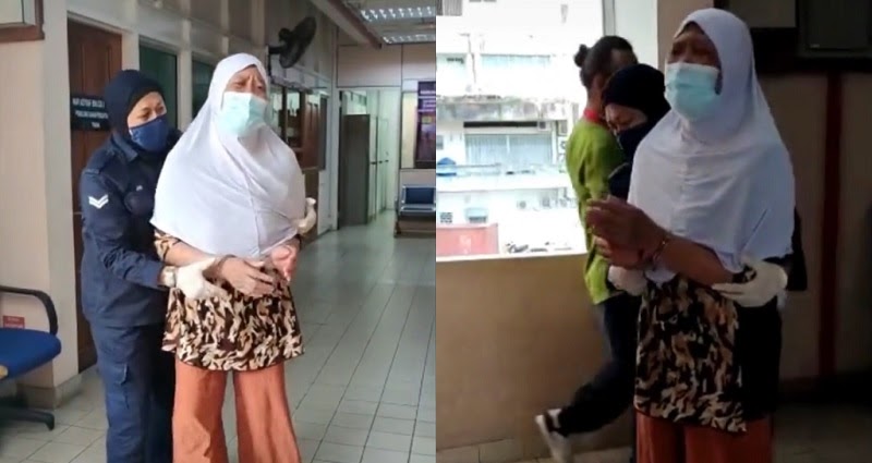 Malaysian single mother of 9 inconsolable in video after being