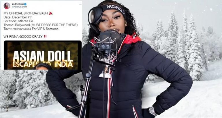 Rapper Asian Doll has ‘no apologies’ in face of online backlash for ‘Indian-themed’ birthday party