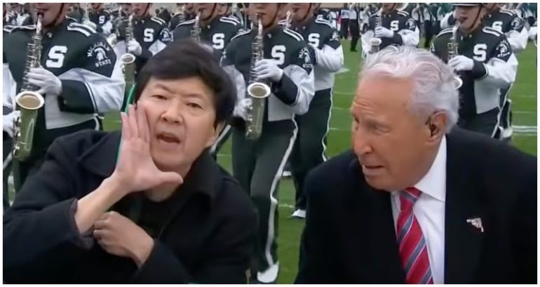‘Relax, ESPN’: Ken Jeong stuns network’s commentators with shout-out to his wife