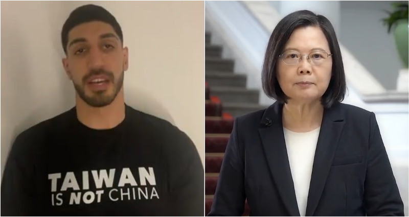 Tsai Ing-wen enes kanter nba china