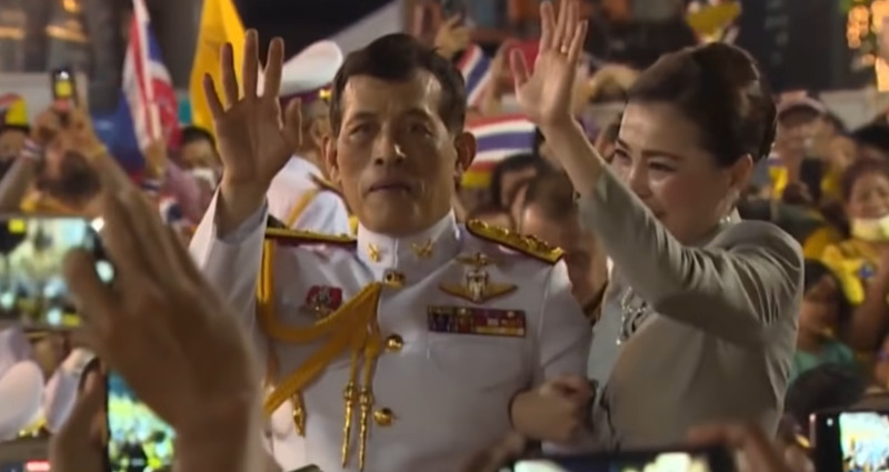 king Thailand Maha Vajiralongkorn protests Germany