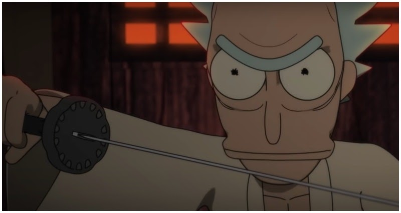 Rick and Morty' anime short inspired by 'Lone Wolf and Cub' has Shogun Morty  fighting Ninja Ricks 