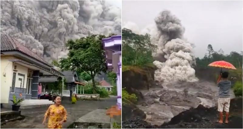 Mount Semeru’s volcanic eruption
