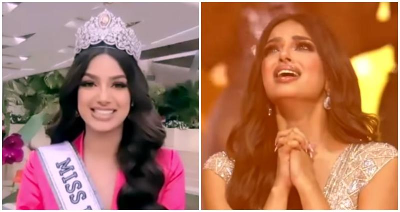 Miss India Harnaaz Sandhu had to meow like a cat on her way to being ...