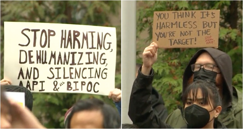 AAPI rally calls for Malden city councilor who dressed as Asian spa worker for Halloween to resign