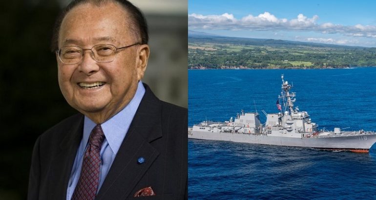 U.S. Navy commissions $1.5 billion missile destroyer named after Hawaii senator, WWII veteran Daniel Inouye