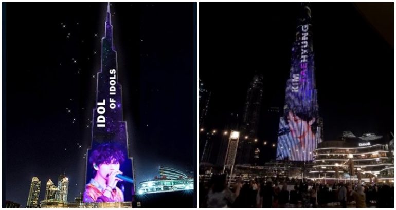 ARMYs sing along to BTS’ V in Dubai as world’s tallest building lights up to honor his 26th birthday