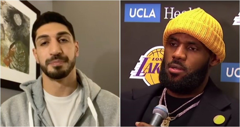Enes Kanter offers to educate Lebron James