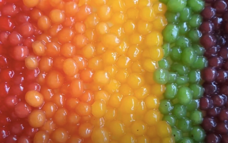 rainbow boba
