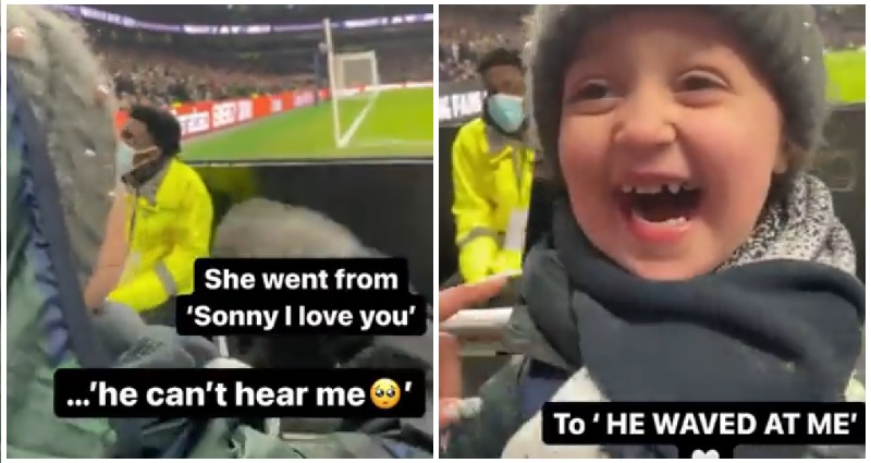 Adorable moment Son Heung-min