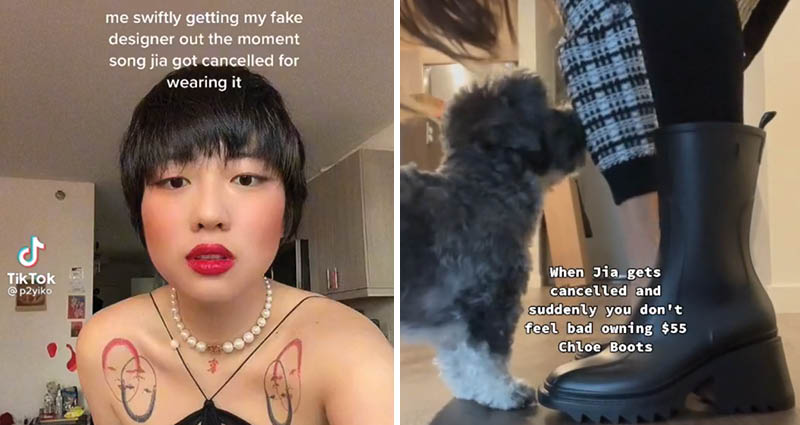 Fans show support for ‘Single’s Inferno’ star Ji-a on TikTok with trend showing off fake designer products