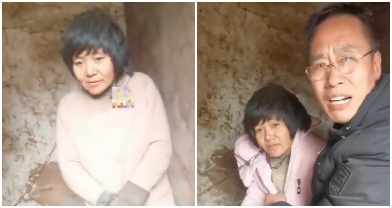 Video of a Chinese mother of 8 left chained in the winter cold sparks ...