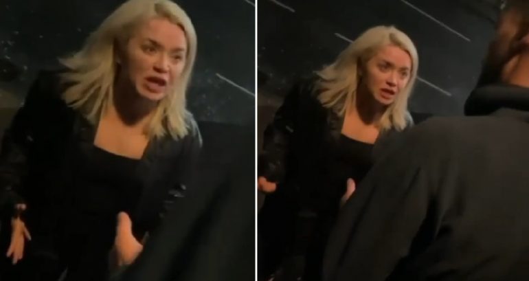 English model caught on racist tirade accuses Asian bar doorman of stealing her handbag