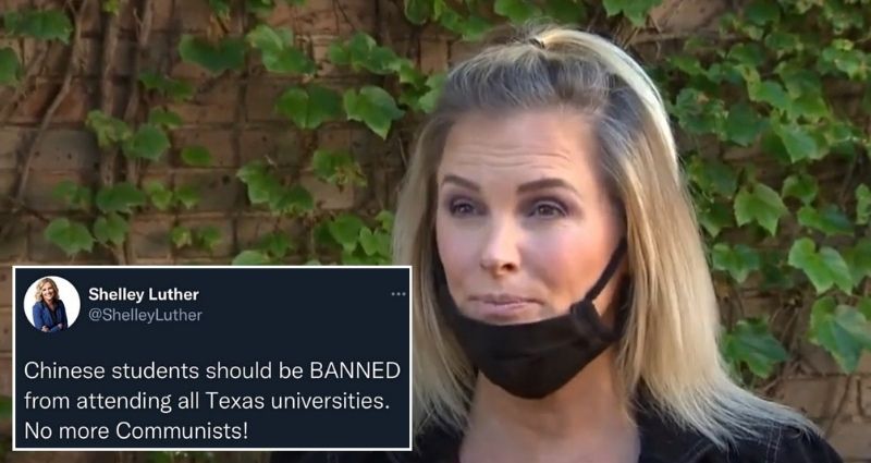 shelley luther racist tweet