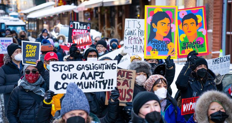 Anti-Asian hate crimes up by 342% in 2021, new data shows