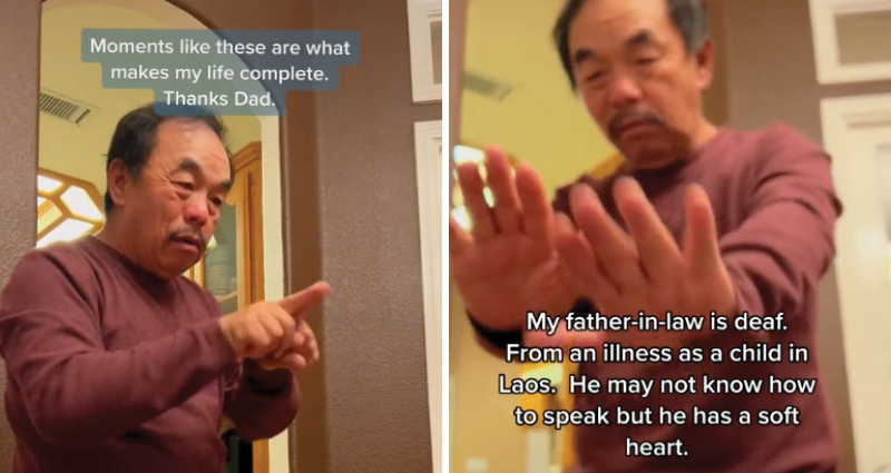 deaf father tiktok