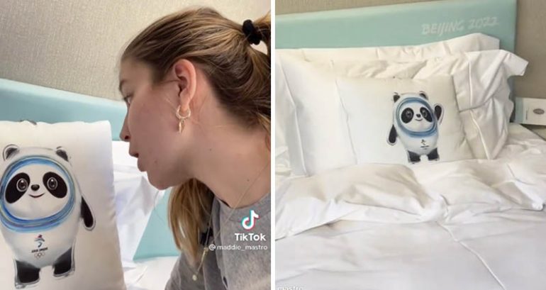 ‘Anti-sex’ beds are out, panda pillows are in at Beijing Olympics