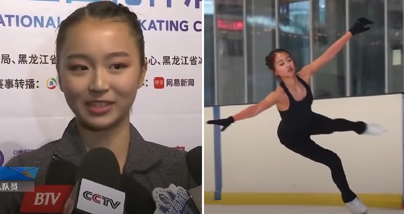 zhu yi figure skater