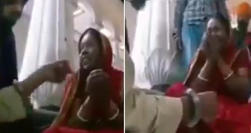 Elderly woman Amritsar city