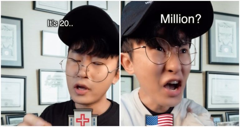 TikToker highlights staggering difference in healthcare costs between South Korea and US in viral video
