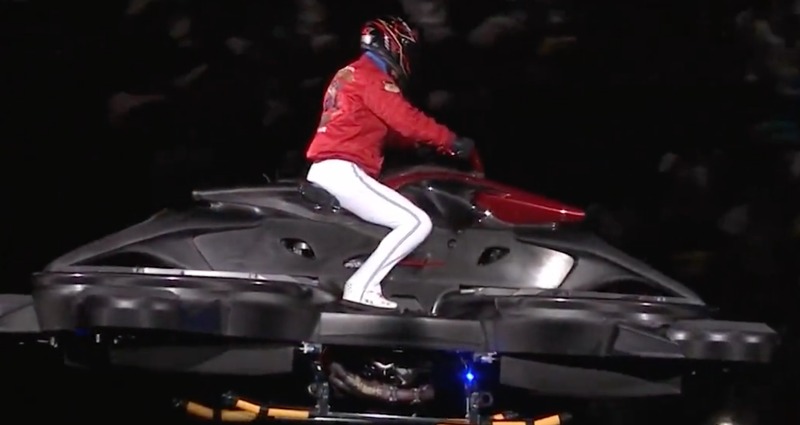 Japanese baseball Big Boss hoverbike