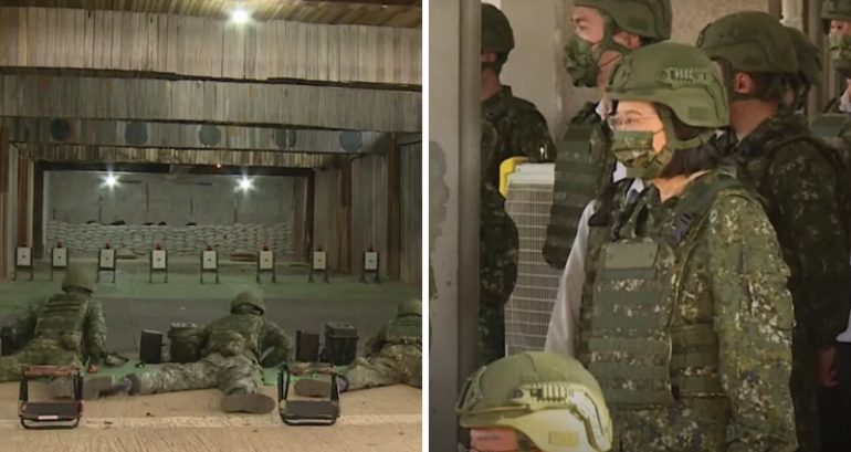 Hundreds of Taiwanese reservists train for combat as Ukraine crisis stokes fear of Chinese invasion